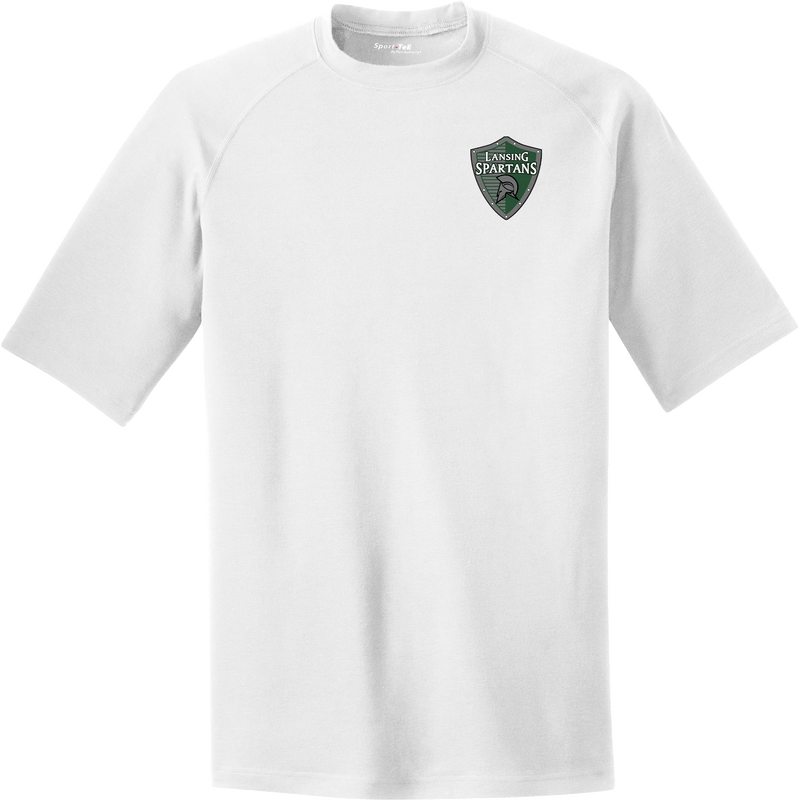 Lansing Spartans PosiCharge Tri-Blend Wicking Raglan Tee