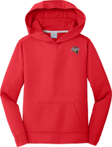 Mercer Chiefs Youth Performance Fleece Pullover Hooded Sweatshirt