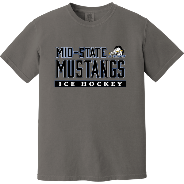 Mid-State Mustangs Heavyweight Ring Spun Tee