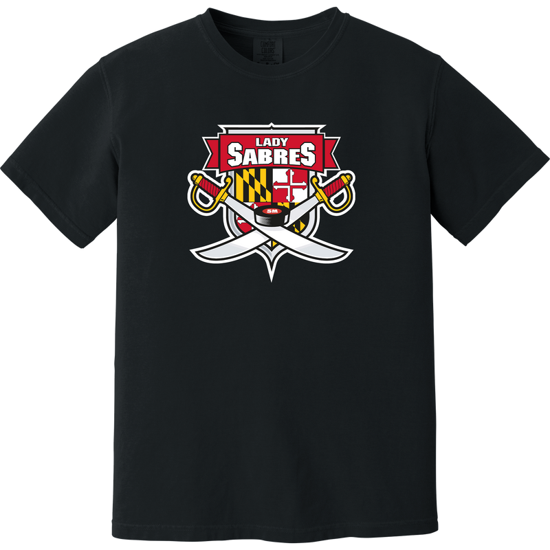 SOMD Lady Sabres Heavyweight Ring Spun Tee