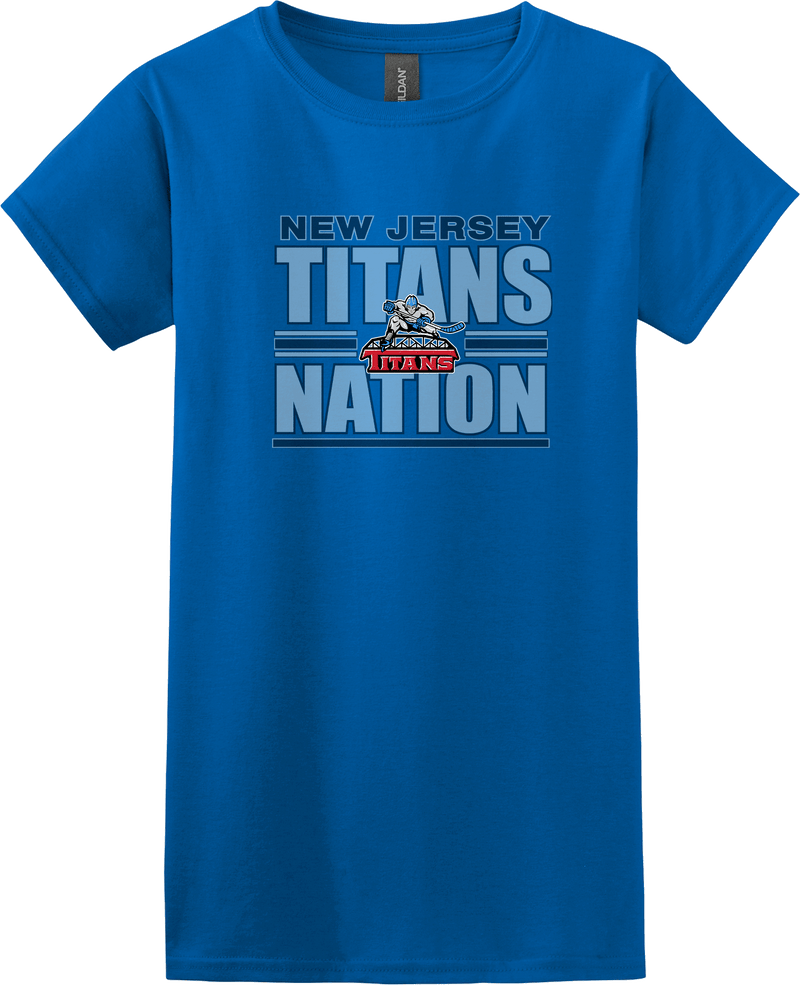 NJ Titans Softstyle Ladies' T-Shirt