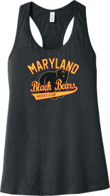 Maryland Black Bears Womens Jersey Racerback Tank