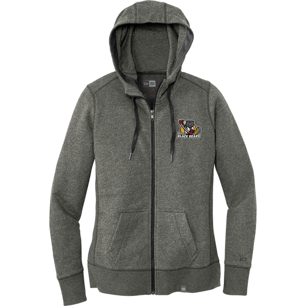 Dupage Black Bears New Era Ladies French Terry Full-Zip Hoodie