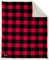 NJ Valkyries Flannel Sherpa Blanket