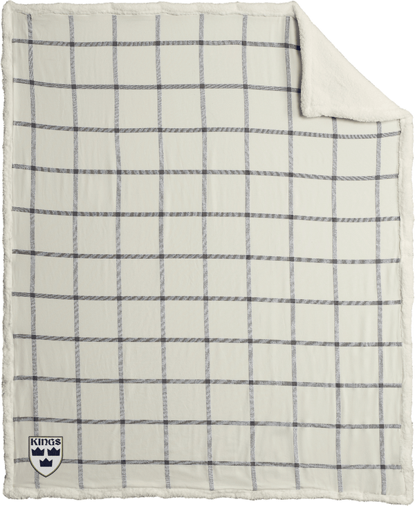 North Jersey Kings Flannel Sherpa Blanket