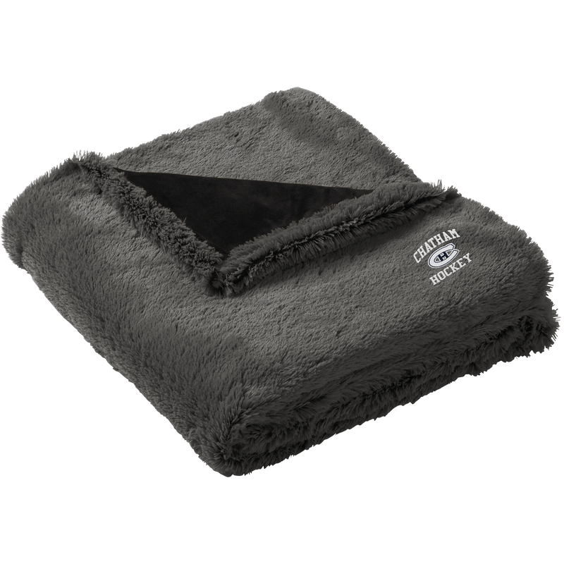 Chatham Hockey Faux Fur Blanket