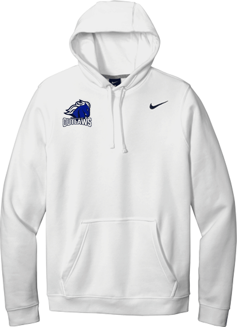 Brandywine Outlaws Nike Club Fleece Pullover Hoodie