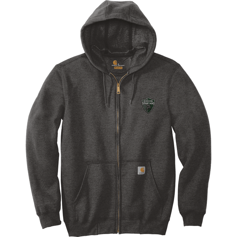 Lansing Spartans Carhartt Midweight Hooded Zip-Front Sweatshirt