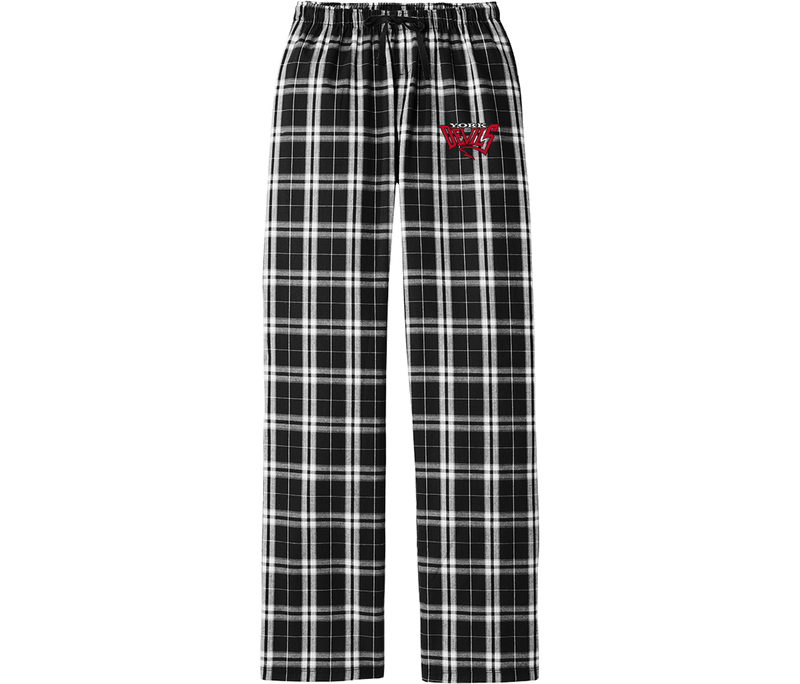 York Devils Women's Flannel Plaid Pant