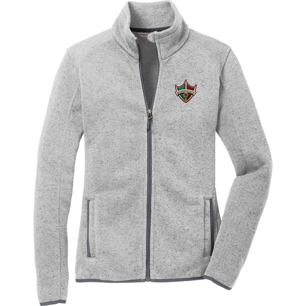 Delaware Ducks Ladies Sweater Fleece Jacket