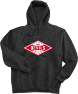 York Devils Ultimate Cotton - Pullover Hooded Sweatshirt