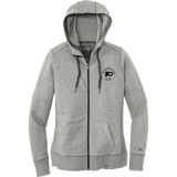 Philadelphia Flyers Elite New Era Ladies French Terry Full-Zip Hoodie