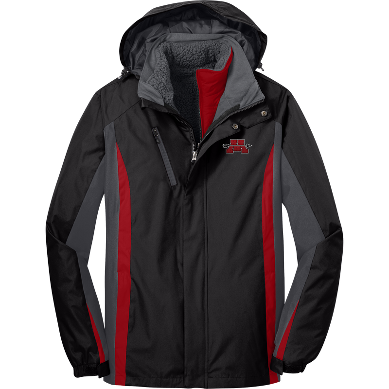 Mercer Arrows Colorblock 3-in-1 Jacket