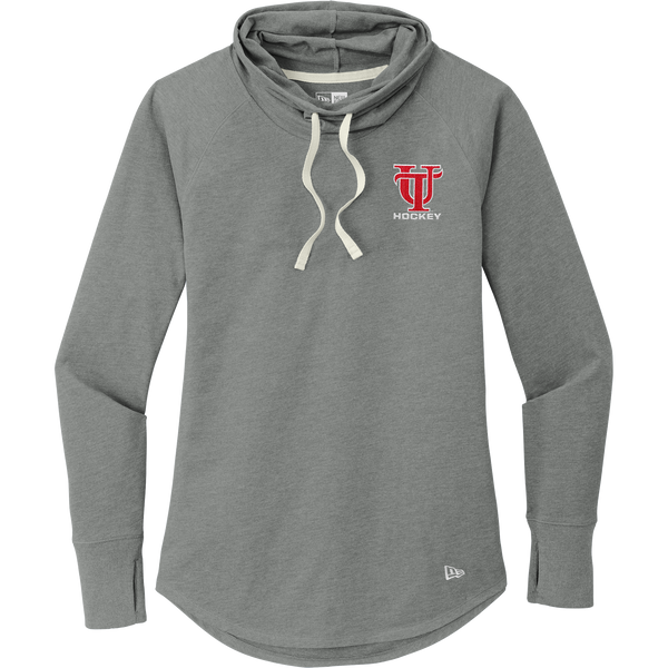 University of Tampa New Era Ladies Sueded Cotton Blend Cowl Tee