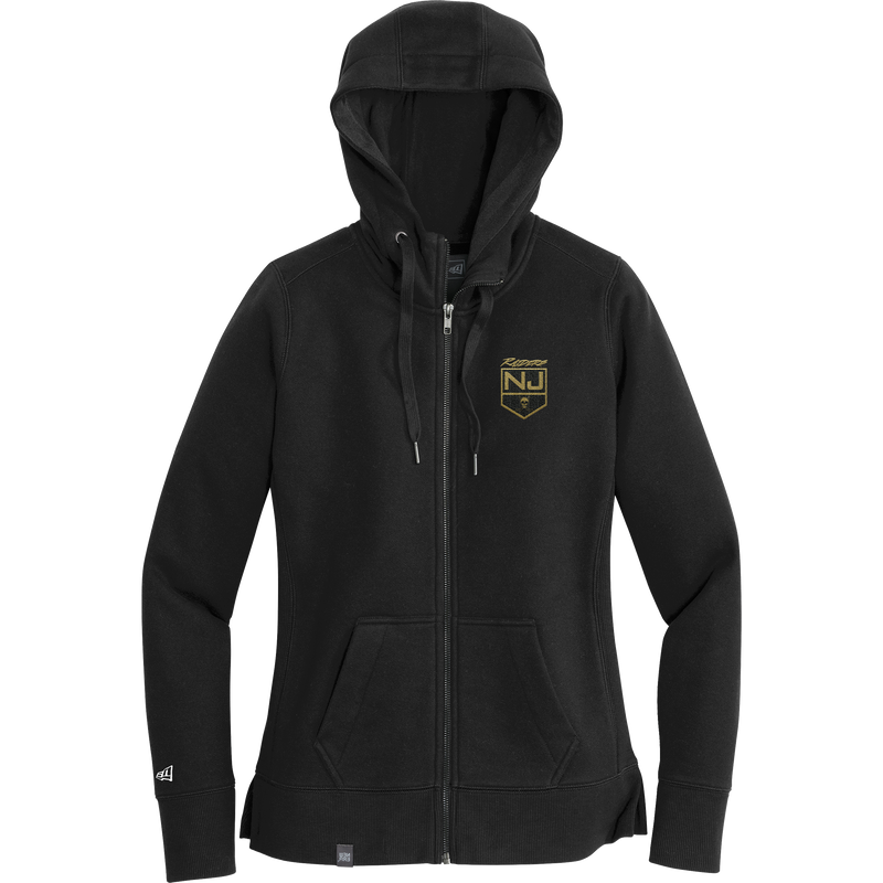 NJ Raiders New Era Ladies French Terry Full-Zip Hoodie