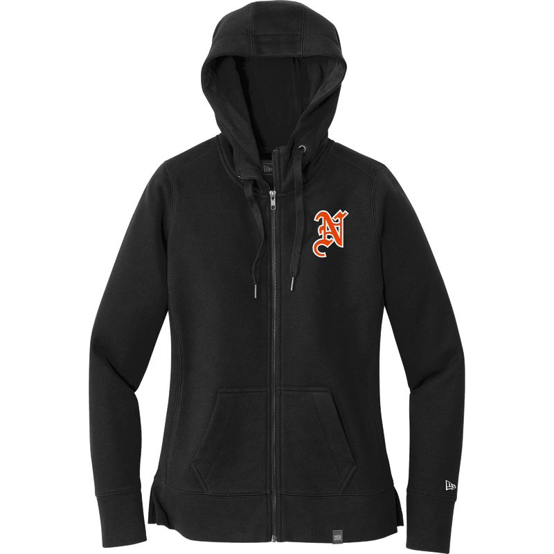 Midd North Hockey New Era Ladies French Terry Full-Zip Hoodie