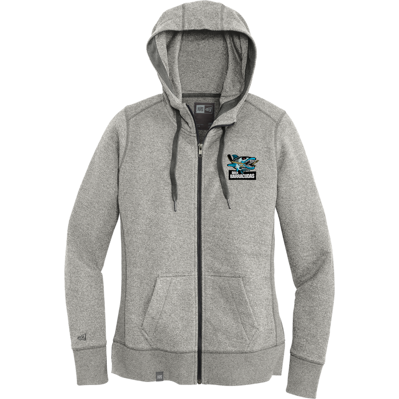 Boca Barracudas New Era Ladies French Terry Full-Zip Hoodie