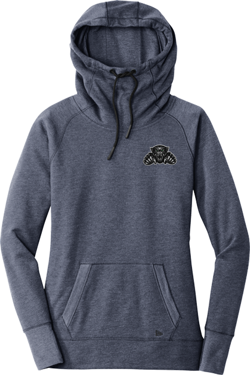 Igloo Jaguars New Era Ladies Tri-Blend Fleece Pullover Hoodie