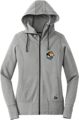 Woodridge Wild New Era Ladies Tri-Blend Fleece Full-Zip Hoodie