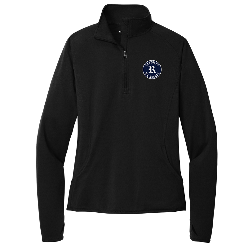 Randolph Hockey Ladies Sport-Wick Stretch 1/4-Zip Pullover