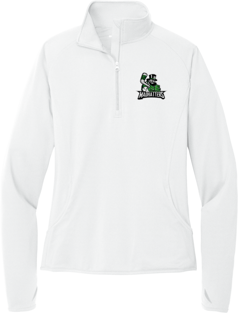 Atlanta Madhatters Ladies Sport-Wick Stretch 1/4-Zip Pullover