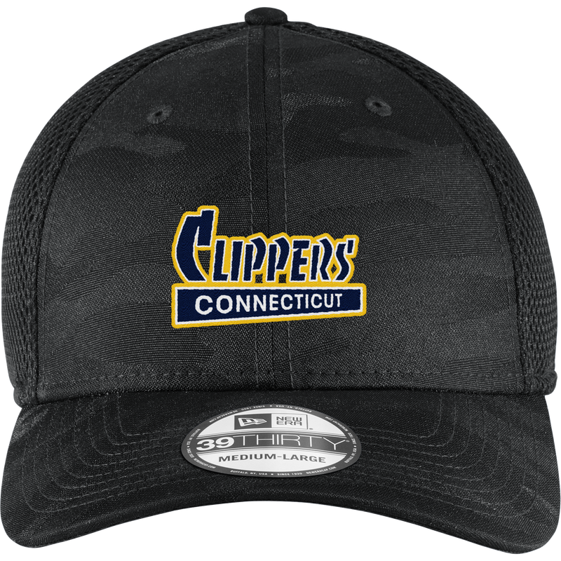 CT Clippers New Era Tonal Camo Stretch Tech Mesh Cap