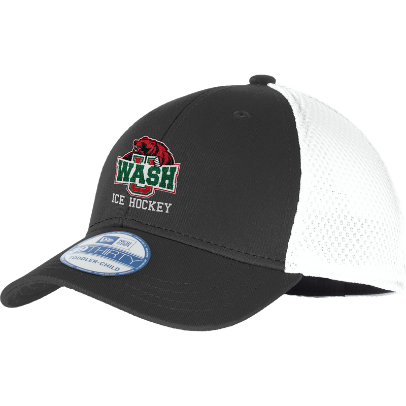 Wash U New Era Youth Stretch Mesh Cap