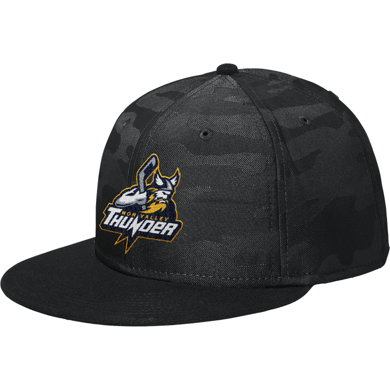 Mon Valley Thunder New Era Camo Flat Bill Snapback Cap