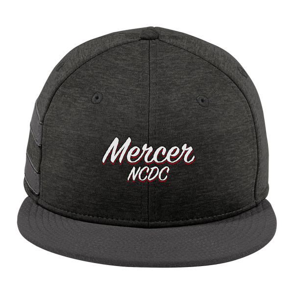 Mercer NCDC New Era Shadow Heather Striped Flat Bill Snapback Cap