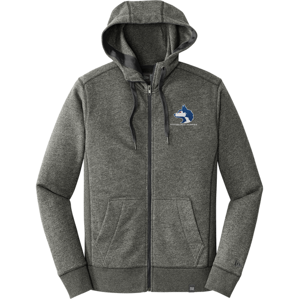 Pittsburgh Huskies New Era French Terry Full-Zip Hoodie