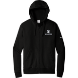 Midd South Athletics Nike Club Fleece Sleeve Swoosh Full-Zip Hoodie