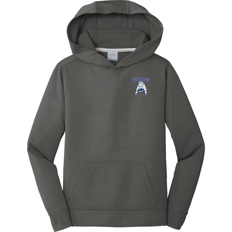 Chicago Bulldogs Youth Performance Fleece Pullover Hooded Sweatshirt