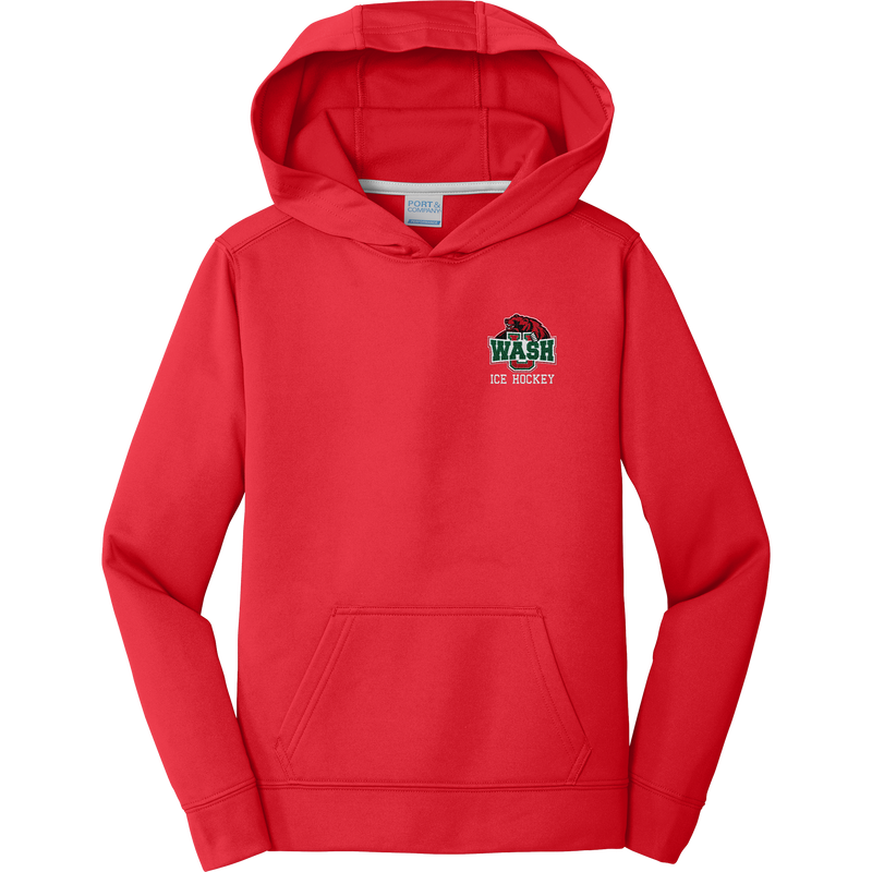 Wash U Youth Performance Fleece Pullover Hooded Sweatshirt