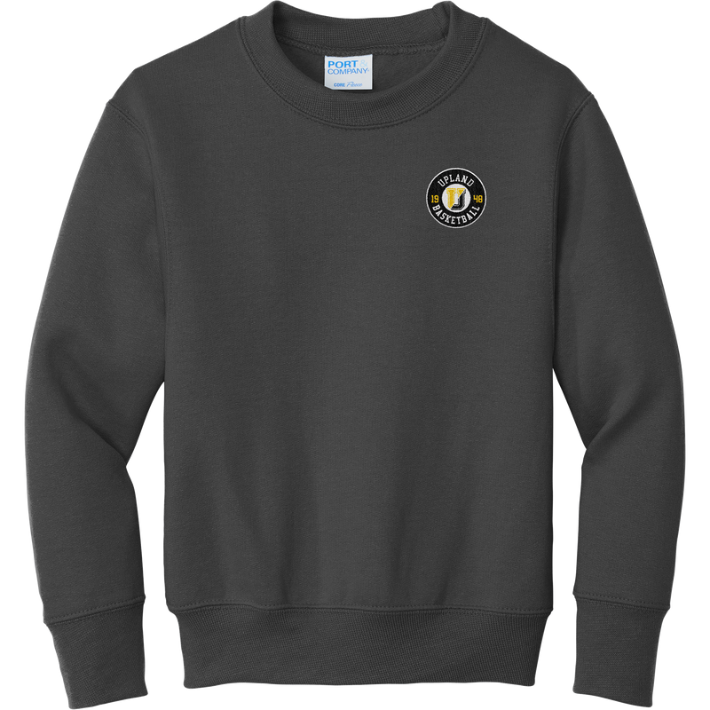 Upland Basketball Youth Core Fleece Crewneck Sweatshirt