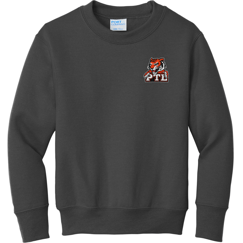 Princeton Tiger Lilies Youth Core Fleece Crewneck Sweatshirt