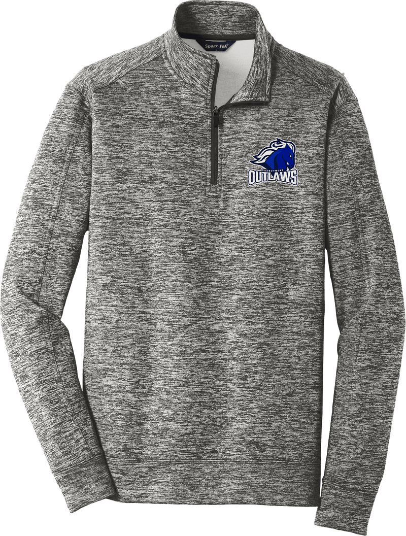 Brandywine Outlaws PosiCharge Electric Heather Fleece 1/4-Zip Pullover