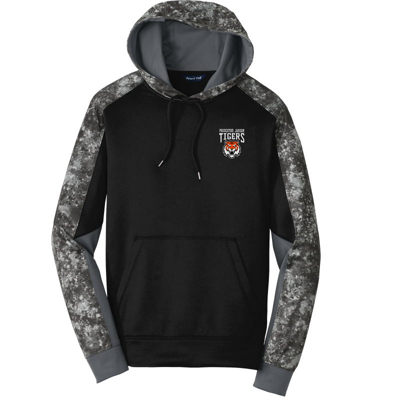 Princeton Jr. Tigers Sport-Wick Mineral Freeze Fleece Colorblock Hooded Pullover