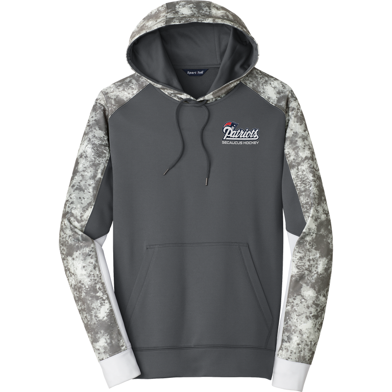 Secaucus Patriots Sport-Wick Mineral Freeze Fleece Colorblock Hooded Pullover