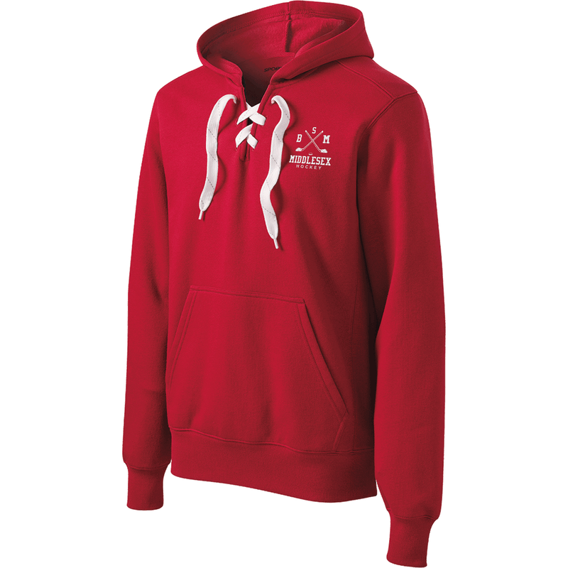 BSM Middlesex Lace Up Pullover Hooded Sweatshirt