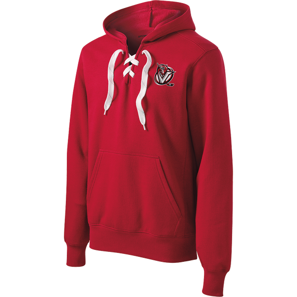 Venom Hockey Club Lace Up Pullover Hooded Sweatshirt