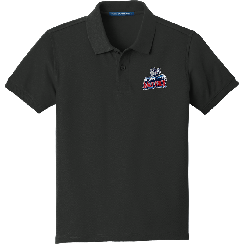 CT Wolfpack South Youth Core Classic Pique Polo