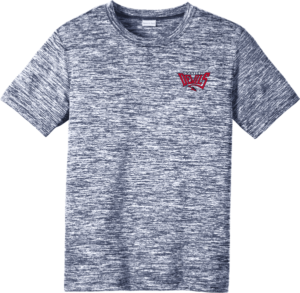 York Devils Youth PosiCharge Electric Heather Tee